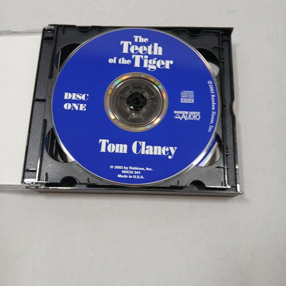 The Teeth of the Tiger by Tom Clancy 2003 5 Compact Discs Abridged edition - Picture 4 of 6